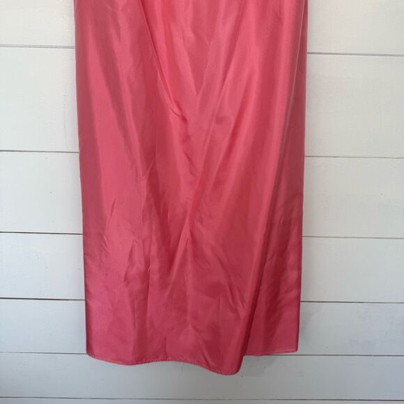1980s Vintage Jessica McClintock Women’s 10 Pink Strapless Prom Dress - Picture 2 of 7
